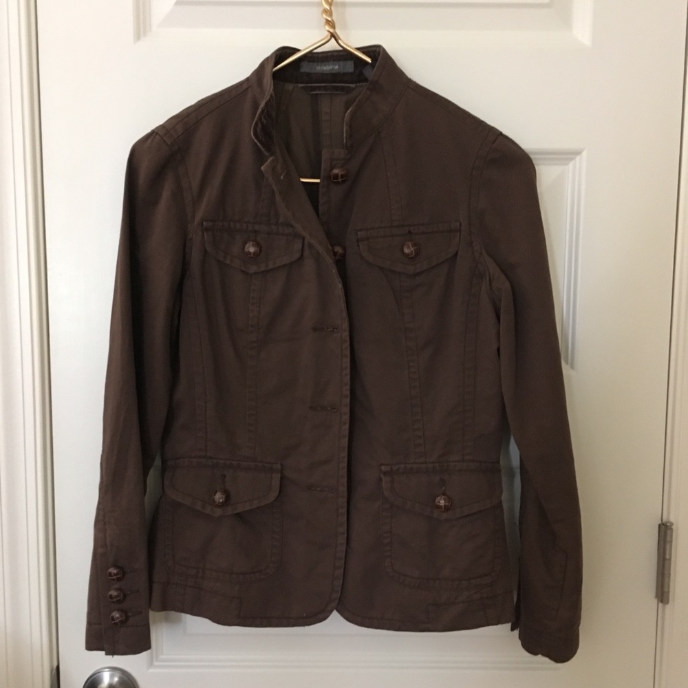 Mandarin collar jacket/blazer